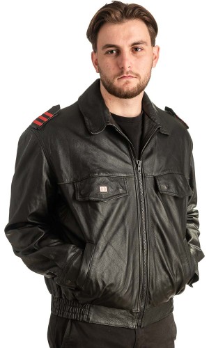 Γνήσιο Ανδρικό Δερμάτινο Μπουφάν - T415