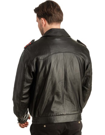 Γνήσιο Ανδρικό Δερμάτινο Μπουφάν - T415