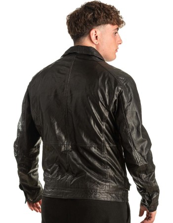 Γνήσιο Ανδρικό Δερμάτινο Μπουφάν - T417