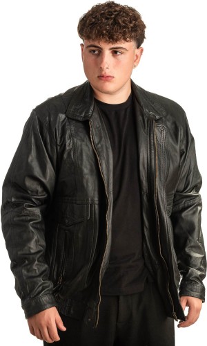 Γνήσιο Ανδρικό Δερμάτινο Μπουφάν - T421