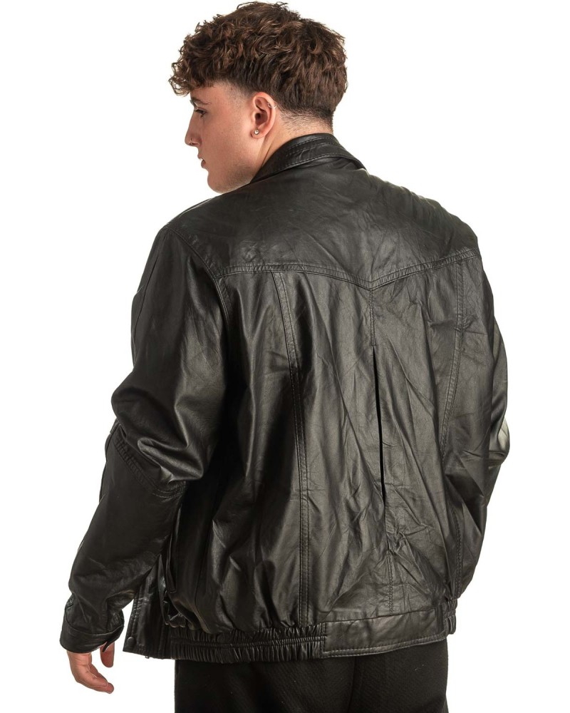 Γνήσιο Ανδρικό Δερμάτινο Μπουφάν - T421