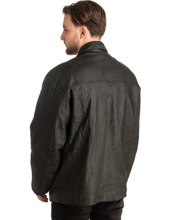 Γνήσιο Ανδρικό Δερμάτινο Μπουφάν - T425