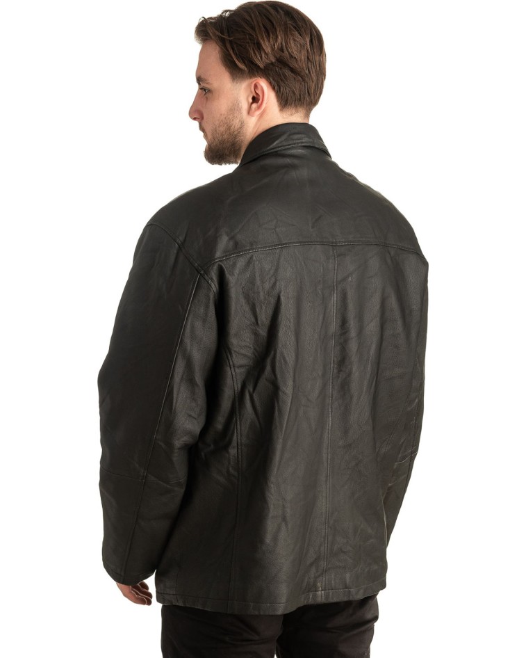 Γνήσιο Ανδρικό Δερμάτινο Μπουφάν - T425