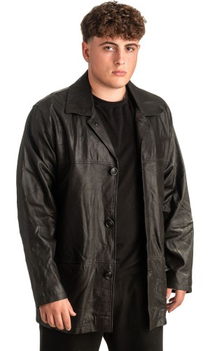 Γνήσιο Ανδρικό Δερμάτινο Σακάκι - T430