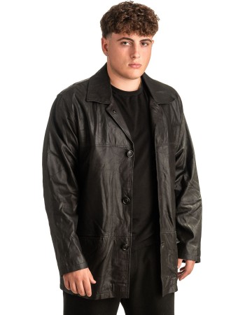 Γνήσιο Ανδρικό Δερμάτινο Σακάκι - T430