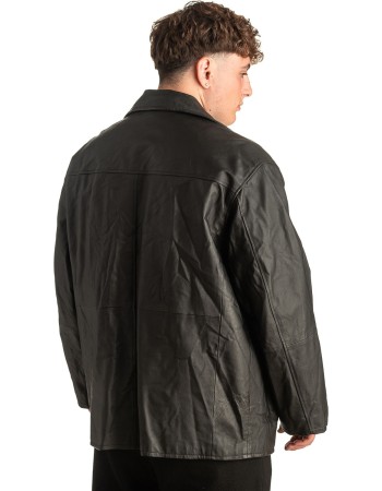 Γνήσιο Ανδρικό Δερμάτινο Μπουφάν - T432