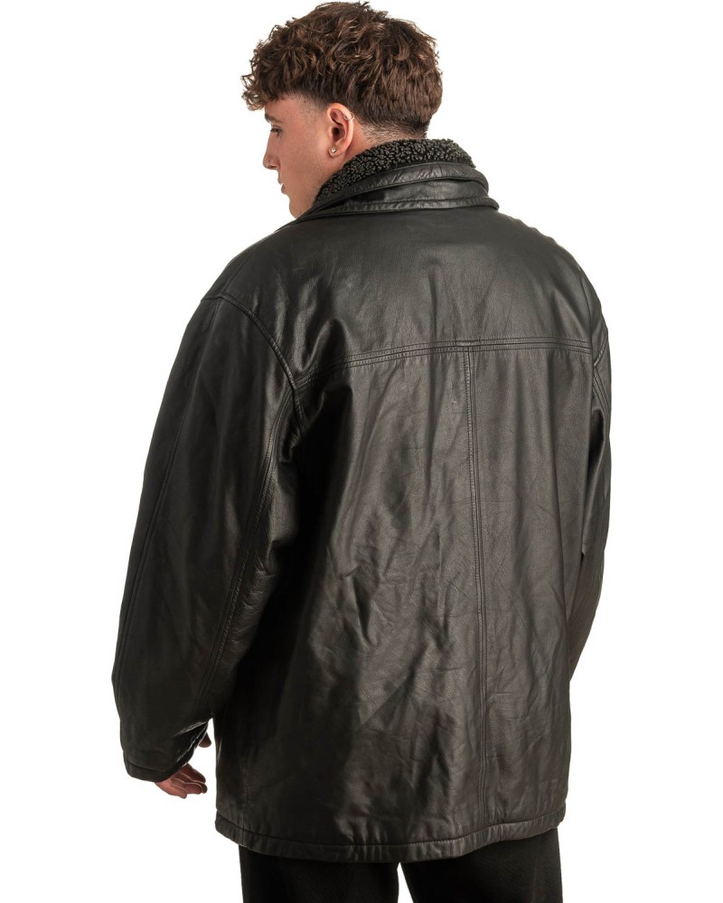 Γνήσιο Ανδρικό Δερμάτινο Μπουφάν - T433