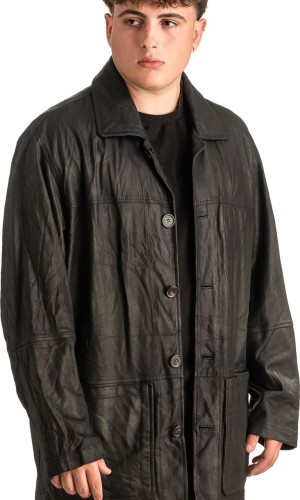 Γνήσιο Ανδρικό Δερμάτινο Μπουφάν - T438