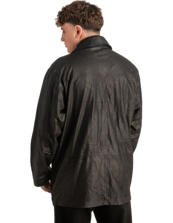 Γνήσιο Ανδρικό Δερμάτινο Μπουφάν - T438