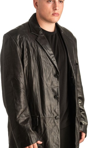Γνήσιο Ανδρικό Δερμάτινο Σακάκι - T439