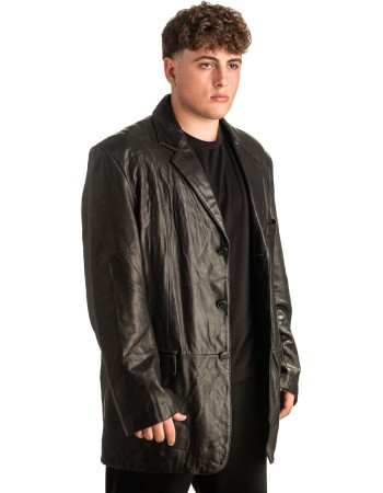 Γνήσιο Ανδρικό Δερμάτινο Σακάκι - T439