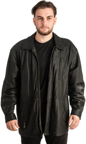 Γνήσιο Ανδρικό Δερμάτινο Μπουφάν - T440