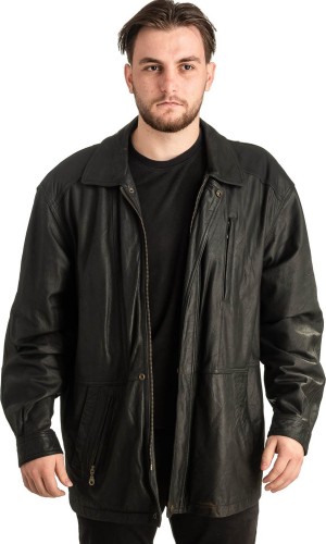 Γνήσιο Ανδρικό Δερμάτινο Μπουφάν - T440