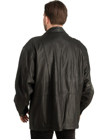 Γνήσιο Ανδρικό Δερμάτινο Μπουφάν - T440
