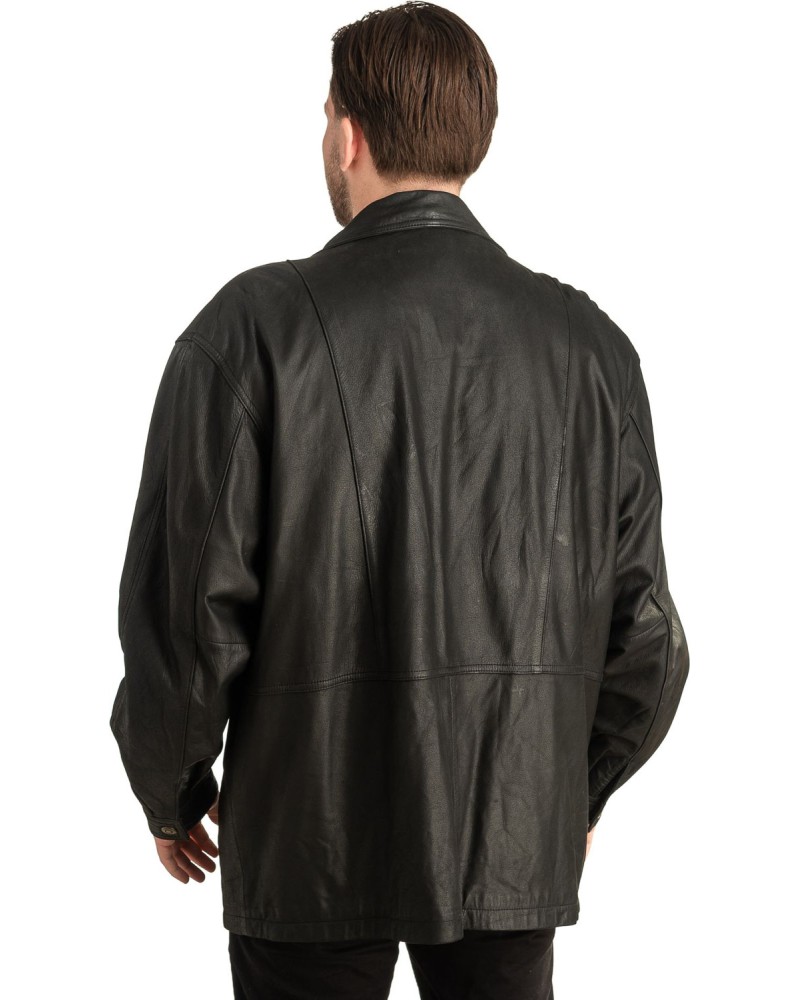 Γνήσιο Ανδρικό Δερμάτινο Μπουφάν - T440