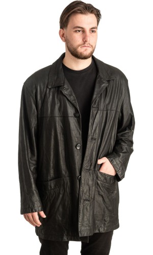 Γνήσιο Ανδρικό Δερμάτινο Μπουφάν - T442