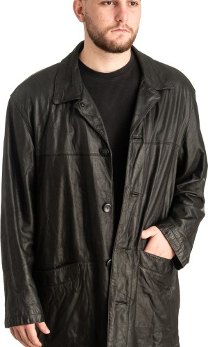 Γνήσιο Ανδρικό Δερμάτινο Μπουφάν - T442