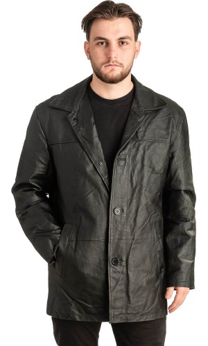 Γνήσιο Ανδρικό Δερμάτινο Σακάκι - T443