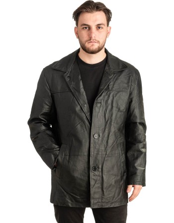 Γνήσιο Ανδρικό Δερμάτινο Σακάκι - T443