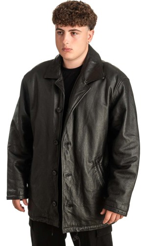 Γνήσιο Ανδρικό Δερμάτινο Μπουφάν - T444
