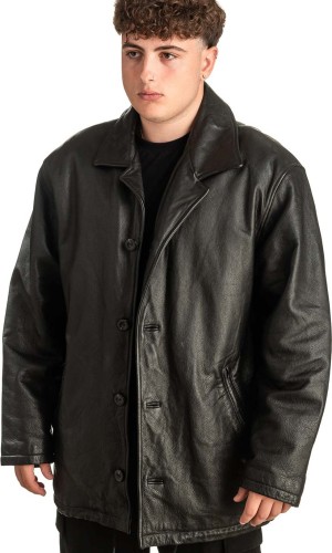 Γνήσιο Ανδρικό Δερμάτινο Μπουφάν - T444