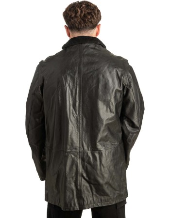 Γνήσιο Ανδρικό Δερμάτινο Μπουφάν - T445