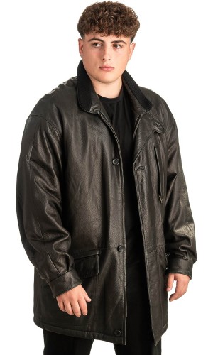 Γνήσιο Ανδρικό Δερμάτινο Μπουφάν - T446