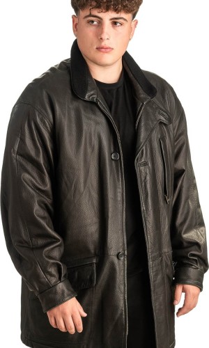 Γνήσιο Ανδρικό Δερμάτινο Μπουφάν - T446