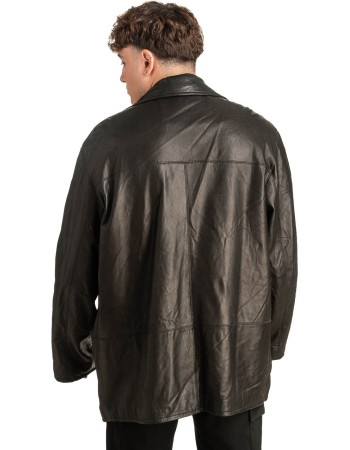 Γνήσιο Ανδρικό Δερμάτινο Μπουφάν - T448