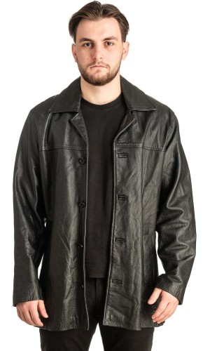 Γνήσιο Ανδρικό Δερμάτινο Μπουφάν - T451