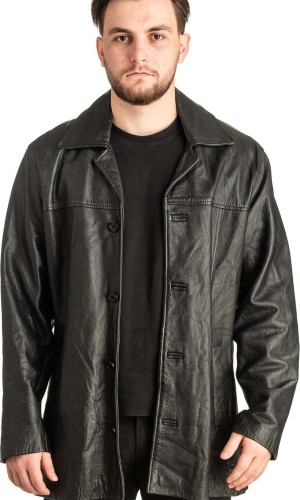 Γνήσιο Ανδρικό Δερμάτινο Μπουφάν - T451