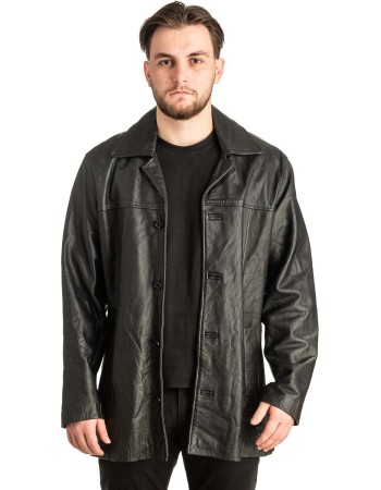 Γνήσιο Ανδρικό Δερμάτινο Μπουφάν - T451