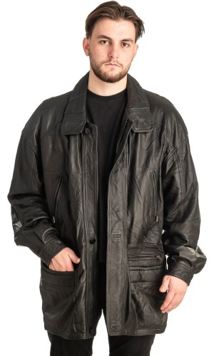 Γνήσιο Ανδρικό Δερμάτινο Μπουφάν - T453