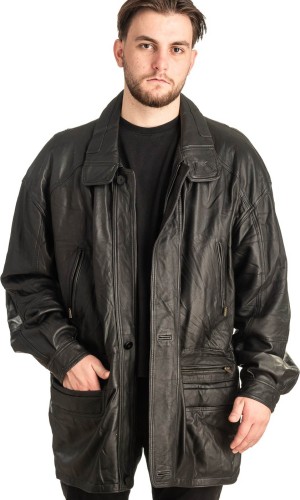 Γνήσιο Ανδρικό Δερμάτινο Μπουφάν - T453