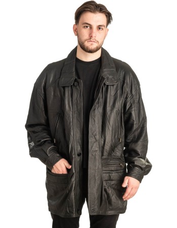 Γνήσιο Ανδρικό Δερμάτινο Μπουφάν - T453