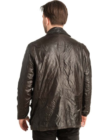 Γνήσιο Ανδρικό Δερμάτινο Μπουφάν - T454
