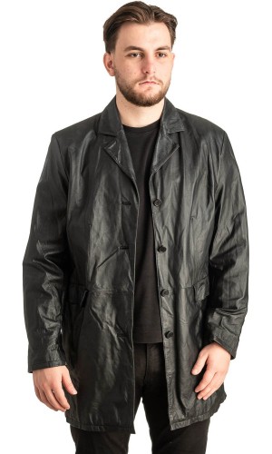 Γνήσιο Ανδρικό Δερμάτινο Σακάκι - T455