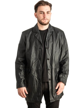 Γνήσιο Ανδρικό Δερμάτινο Σακάκι - T455