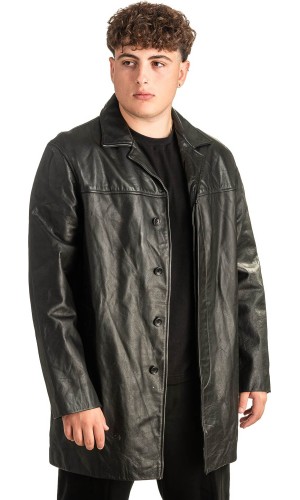 Γνήσιο Ανδρικό Δερμάτινο Μπουφάν - T457