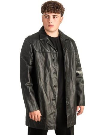 Γνήσιο Ανδρικό Δερμάτινο Μπουφάν - T457