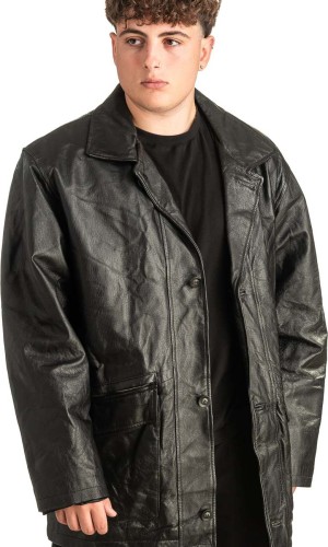 Γνήσιο Ανδρικό Δερμάτινο Μπουφάν - T458