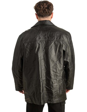 Γνήσιο Ανδρικό Δερμάτινο Μπουφάν - T458