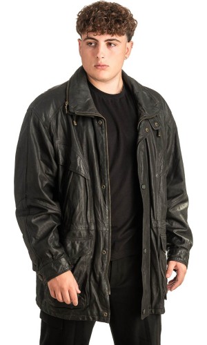 Γνήσιο Ανδρικό Δερμάτινο Μπουφάν - T461