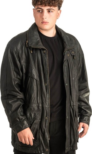 Γνήσιο Ανδρικό Δερμάτινο Μπουφάν - T461