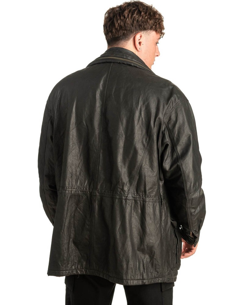 Γνήσιο Ανδρικό Δερμάτινο Μπουφάν - T461