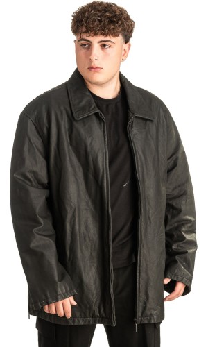 Γνήσιο Ανδρικό Δερμάτινο Μπουφάν - T462