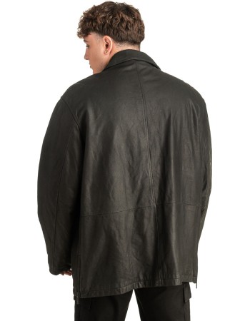 Γνήσιο Ανδρικό Δερμάτινο Μπουφάν - T462
