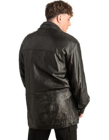 Γνήσιο Ανδρικό Δερμάτινο Μπουφάν - T463
