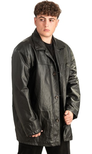 Γνήσιο Ανδρικό Δερμάτινο Μπουφάν - T464