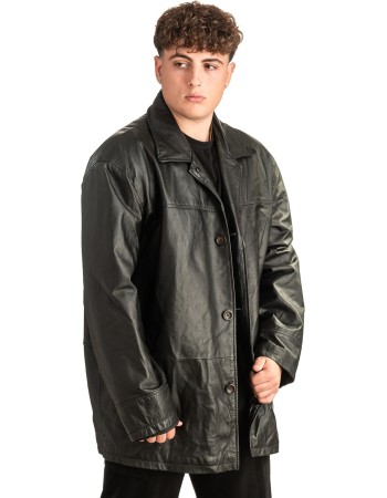 Γνήσιο Ανδρικό Δερμάτινο Μπουφάν - T464